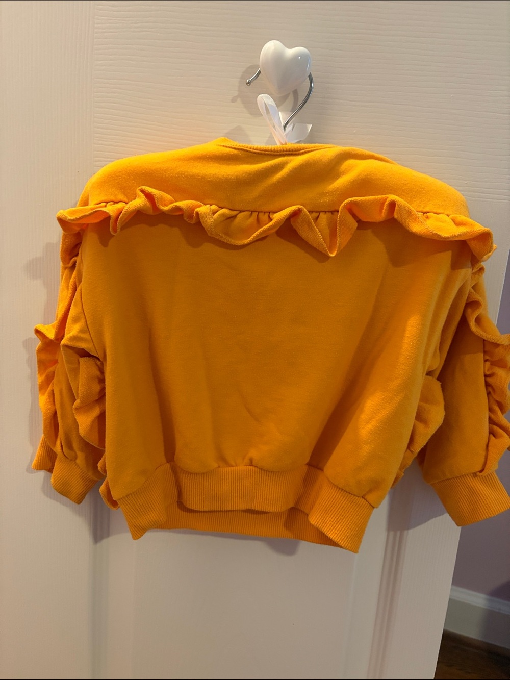 Habitual Baby Girls Ruffled Sweatshirt - Yellow - Picture 2 of 5